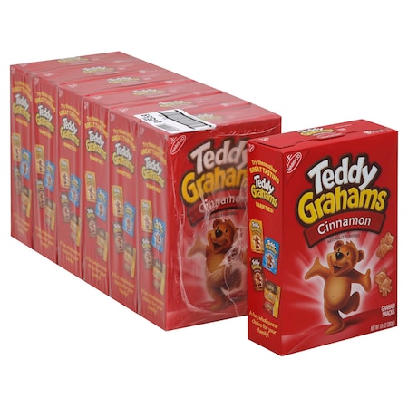 Teddy Grahams Nabisco Cinnamon Teddy Grahams Cookies 10 oz., PK6 04559
